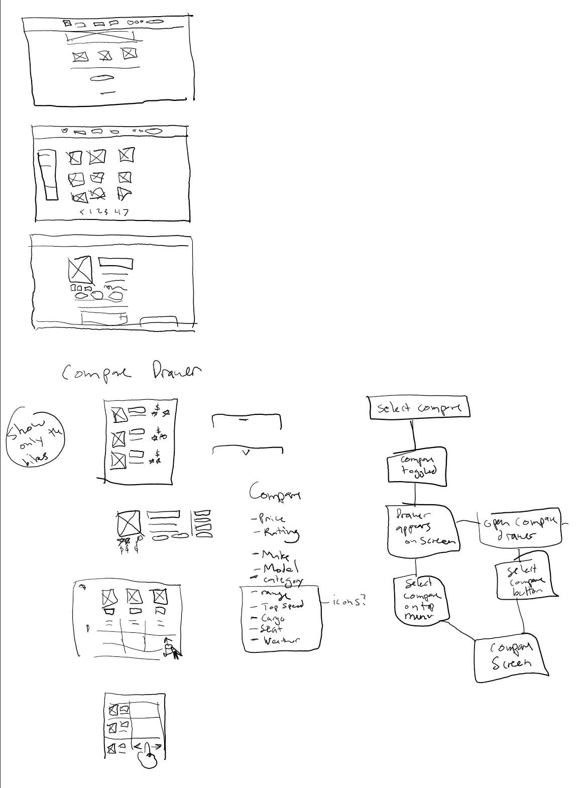 Sketches-and-Ideation-Compare-Drawer